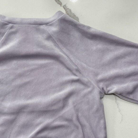 Hello Kitty Toddler Girls Purple Lavender Long Sleeve Soft Velour Sweatshirt 3T - Picture 10 of 16